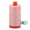 2420 Light Blush Aurifil Cotton 50wt Large Spool||color:2420 Light Blush