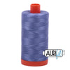 2525 Azul violeta empolvado Aurifil Algodón 50wt Bobina grande||color:2525 Azul violeta empolvado
