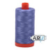 2525 Azul violeta apagado, hilo de algodón Aurifil de 50 wt, bobina grande
