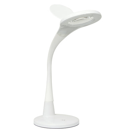 Autograph Magnifying Lamp with Base White