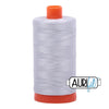 2600 White Dove Aurifil Cotton 50wt Large Spool||color:2600 White Dove