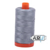 2610 Light Blue Grey Aurifil Cotton 50wt Large Spool||color:2610 Light Blue Grey