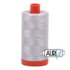 2615 Aluminium Aurifil Cotton 50wt Large Spool||color:2615 Aluminum