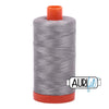 2620 Acero inoxidable Aurifil Algodón 50wt Bobina grande||color:2620 Acero inoxidable