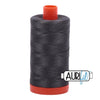 2630 Dark Pewter Aurifil Cotton 50wt Large Spool||color:2630 Dark Pewter