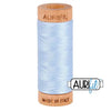 2710 Light Robins Egg Aurifil Cotton 80wt Spool||color:2710 Light Robins Egg