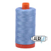 2720 Azul claro Delft Aurifil Algodón 50wt Bobina grande||color:2720 Azul claro Delft