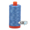 2725 Light Wedgewood Aurifil Cotton 50wt Large Spool||color:2725 Light Wedgewood