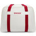 SINGER® Cream/Red Universal Tote Bag
