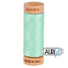 2835 Medium Mint Aurifil Cotton 80wt Spool||color:2835 Medium Mint