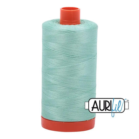 2835 Mint medio Aurifil Algodón 50wt Bobina grande||color:2835 Mint medio
