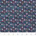 Multi Navy Star Toss American Heartland Cotton 44"/45" Fabric Per Yard