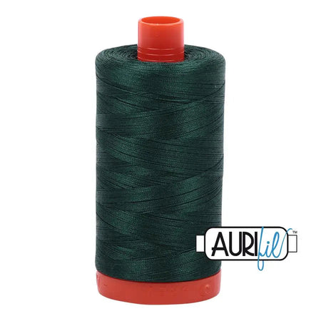 2885 Abeto medio Aurifil Algodón 50wt Bobina grande||color:2885 Abeto medio
