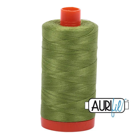 2888 Verde helecho Aurifil Algodón 50wt Bobina grande||color:2888 Verde helecho