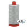 2912 Platinum Aurifil Cotton 50wt Large Spool||color:2912 Platinum