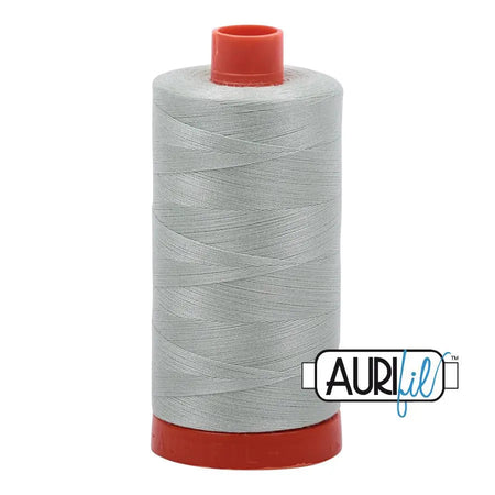 2912 Platinum Aurifil Cotton 50wt Large Spool||color:2912 Platinum