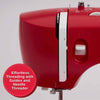 SINGER® Simple™ 3337 Red Sewing Machine -- Product Image
