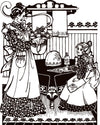 Pattern 303 English Cottage Kitchen