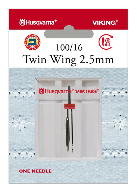 HUSQVARNA® VIKING® Twin Wing 2.5mm Needle Size 100/16 -- Product Image