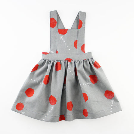 Patrón de vestido tipo pichi con volantes