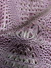 Reptile Yellow Florida Gator 3D Embossed Vinyl Fabric