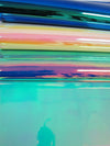 Gold/Silver Holographic Multi-Color Chrome Vinyl Fabric / Sold By The Yard
