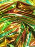 Sunset Holographic Multi-Color Chrome Vinyl Fabric / Sold By The Yard