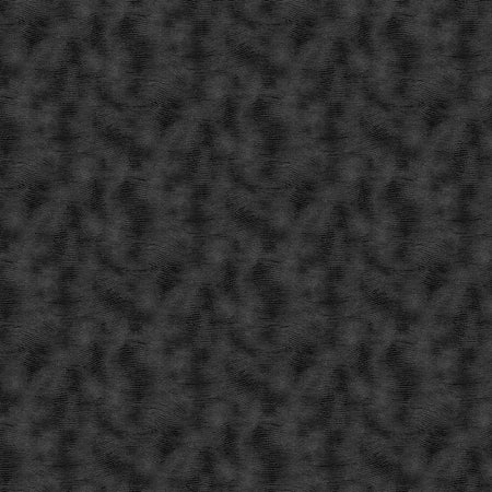 Manta Equipoise en color carbón, de 45 pulgadas de ancho, de tejido 100 % algodón, color negro