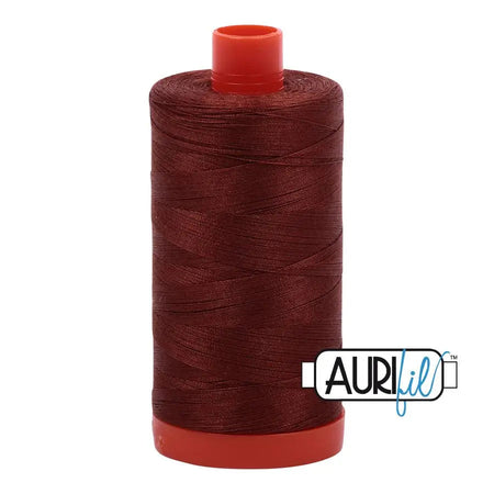 4012 Marrón cobre Aurifil Algodón 50wt Bobina grande||color:4012 Marrón cobre
