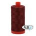 4012 Marrón cobrizo, hilo de algodón Aurifil de 50 wt, bobina grande