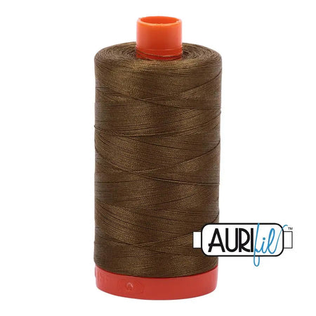 4173 Oliva oscuro Aurifil Algodón 50wt Bobina grande||color:4173 Oliva oscuro