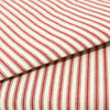 Tejido Roc-lon 100 % algodón ancho para fundas, vendido por yardas, a rayas rojas