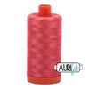 5002 Medium Red Aurifil Cotton 50wt Large Spool||color:5002 Medium Red
