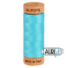 5005 Bright Turquoise Aurifil Cotton 80wt Spool||color:5005 Bright Turquoise