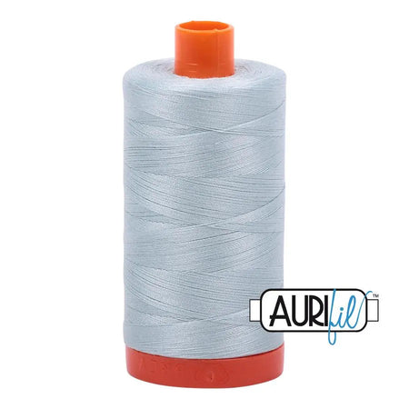 5007 Light Grey Blue Aurifil Cotton 50wt Large Spool||color:5007 Light Grey Blue