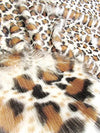 Disfraz de jaguar indio con pelaje de pelo corto, de piel sintética / Se vende por yardas