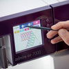 PFAFF® Refurbished admire™ air 7000 Purple Coverlock Machine -- Product Image