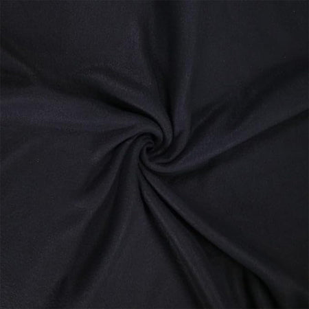 Solid Polar Fleece Fabric - Sold by the Yard||color:Black