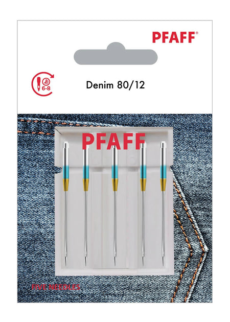 PFAFF® Denim Needles Size 80/12 5-Pack -- Product Image