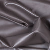 Two Way Stretch Faux Leather Vinyl Fabric||color:Charcoal Gray