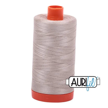 6711 Pewter Aurifil Cotton 50wt Large Spool||color:6711 Pewter