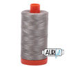 6732 Earl Gray Aurifil Cotton 50wt Large Spool||color:6732 Earl Gray