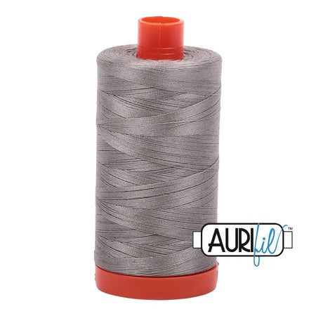 6732 Earl Grey Aurifil Algodón 50wt Bobina grande||color:6732 Earl Grey