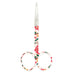 SINGER® 10.2cm / 4in Ciseaux pour travaux d'aiguille, moucheté, floral rose