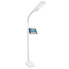 Lámpara de pie LED OttLite con doble pantalla y estación de carga USB