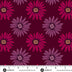 Nancy Rink Mystic Meadow Daisy Red, tela de algodón de gran anchura de 108", por yarda