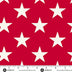 Tejido de algodón «Andover Fabrics Americana Large Star Red» de 108 pulgadas de ancho, por yarda