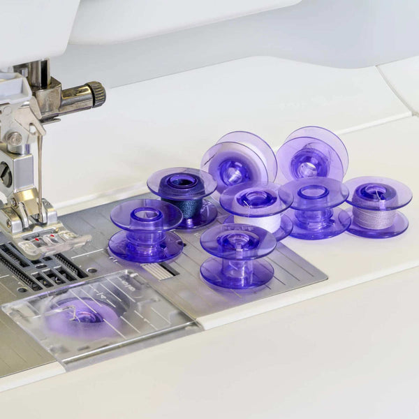 PFAFF® Violet Bobbins 10-Pack -- Product Image