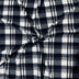Polar Fleece Fabric Black Plaid- Sold by the Yard