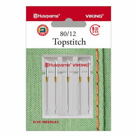 HUSQVARNA® VIKING® Topstitch Needles Size 80/12 5-Pack -- Product Image